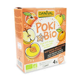 Apel - Persik - Puree Aprikot 100% Buah tanpa Tambahan Gula ORGANIK 4x90 g - DANIVAL